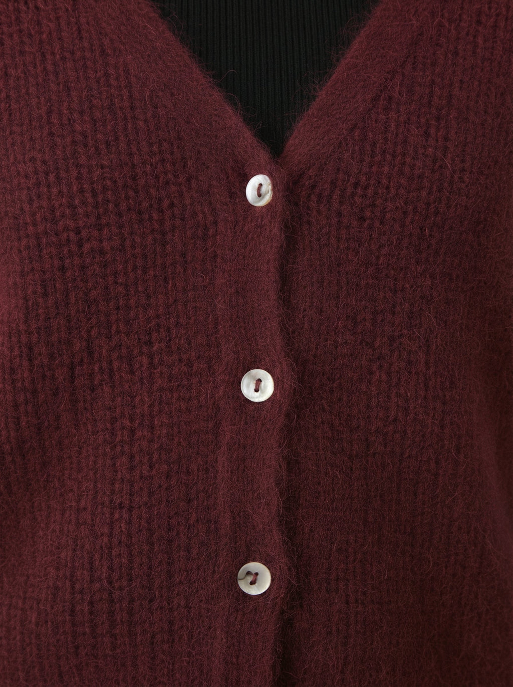 Cardigan misto lana con bottoni