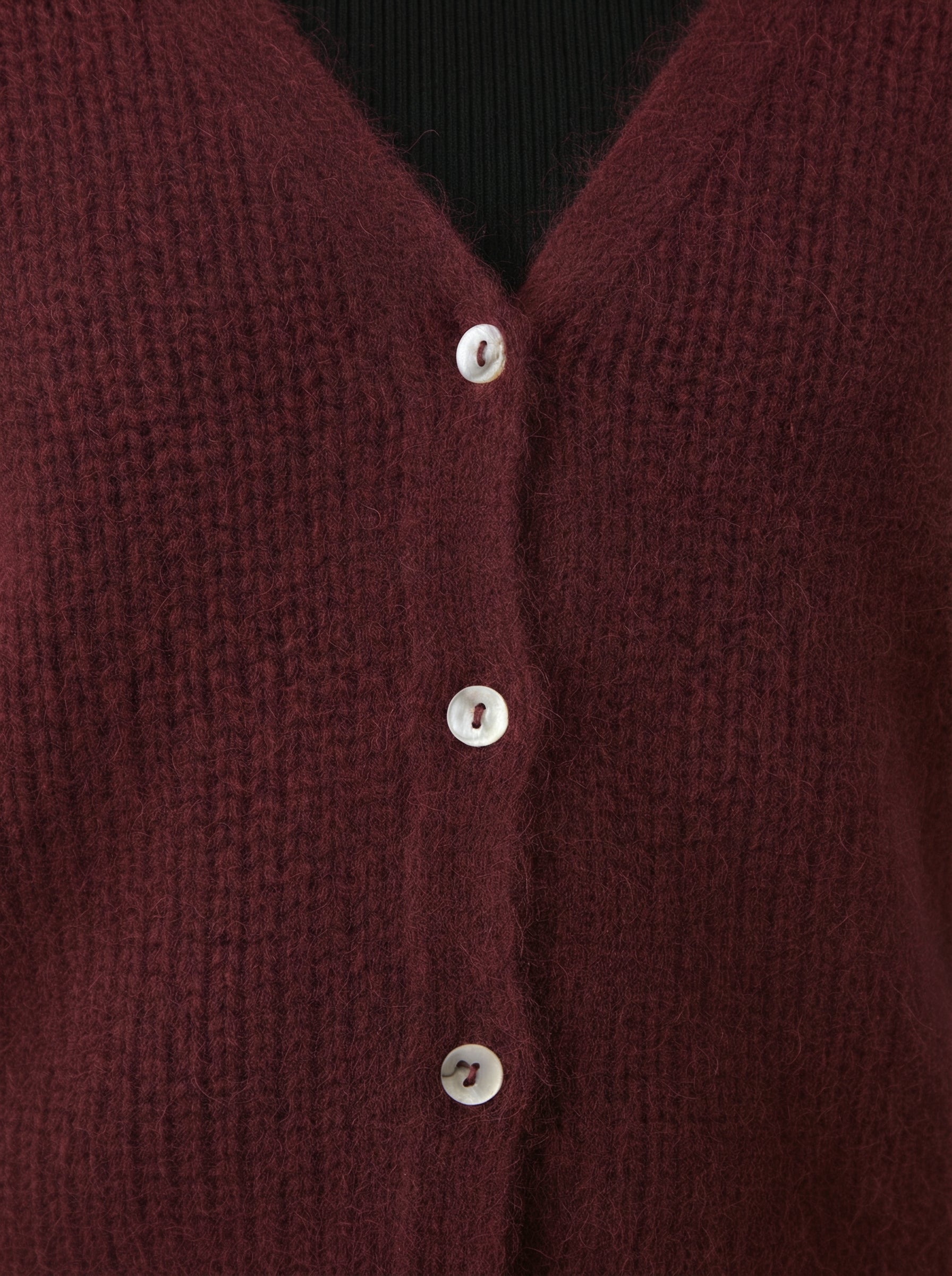 Cardigan misto lana con bottoni