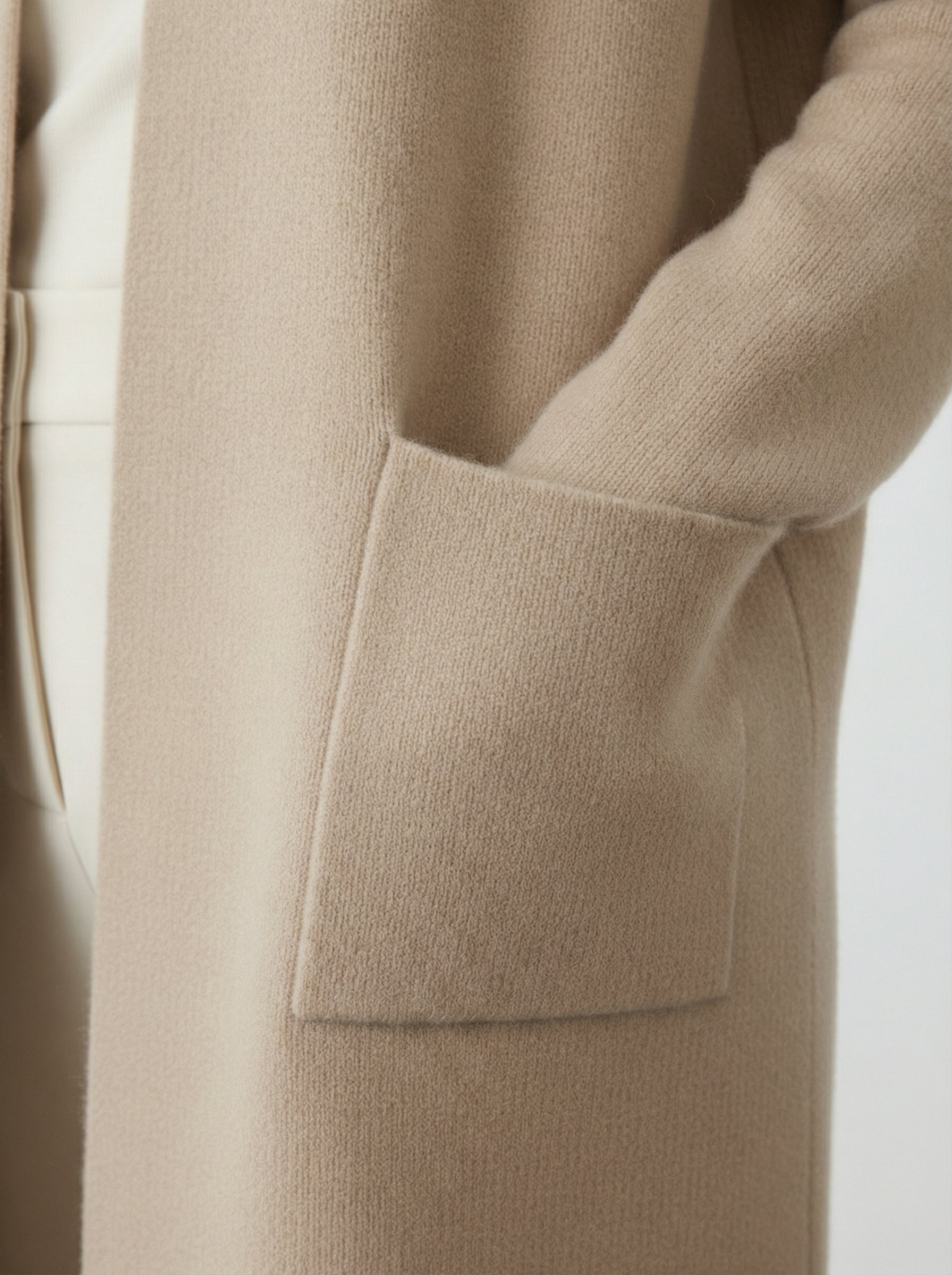 Cardigan lungo con tasche