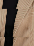 Giacca a costine effetto velluto