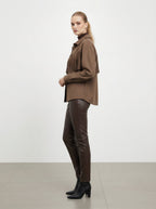 Giacca con Frange e bottoni a clip