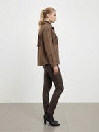 Giacca con Frange e bottoni a clip