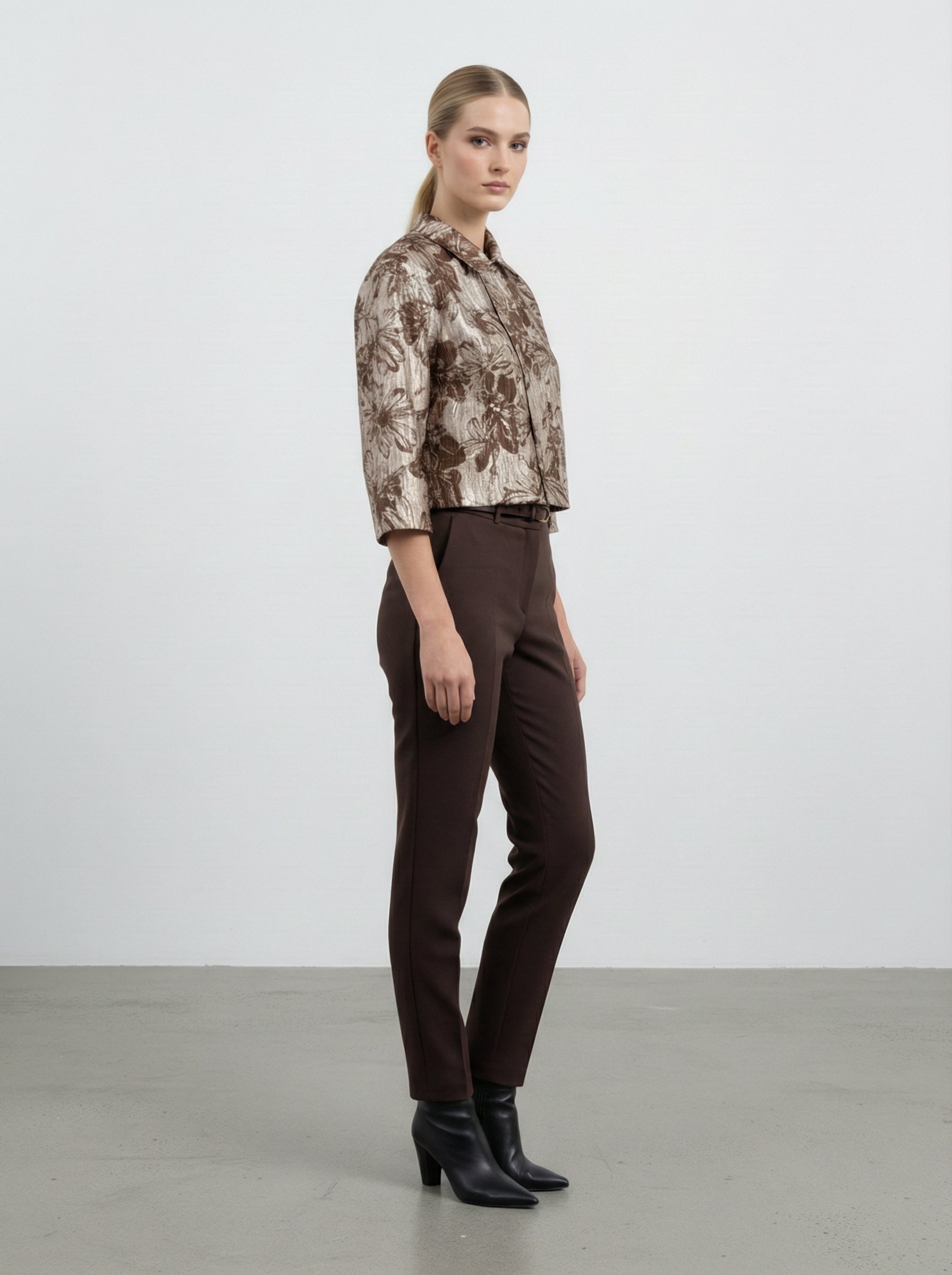 Giacca fantasia floreale