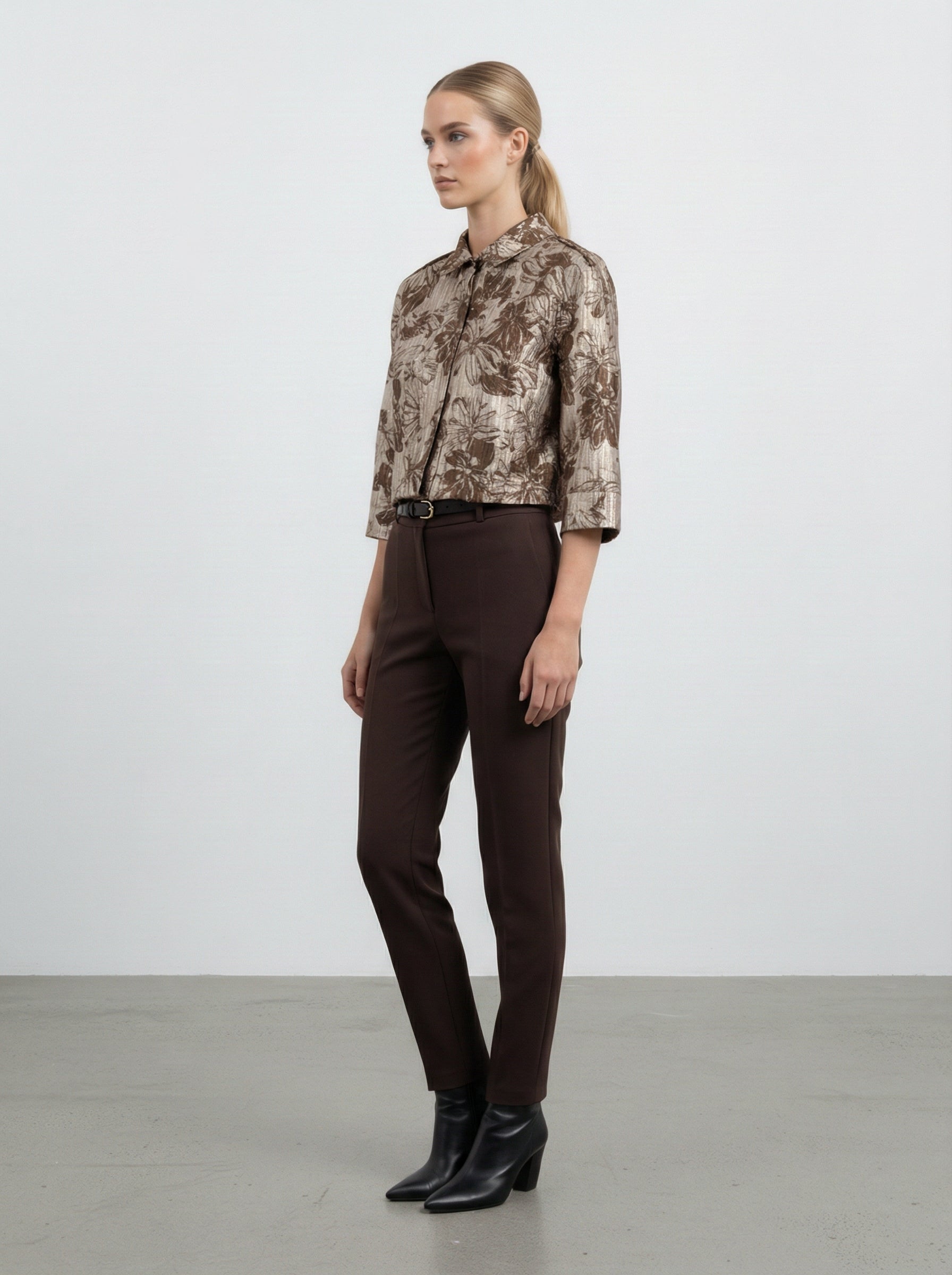 Giacca fantasia floreale