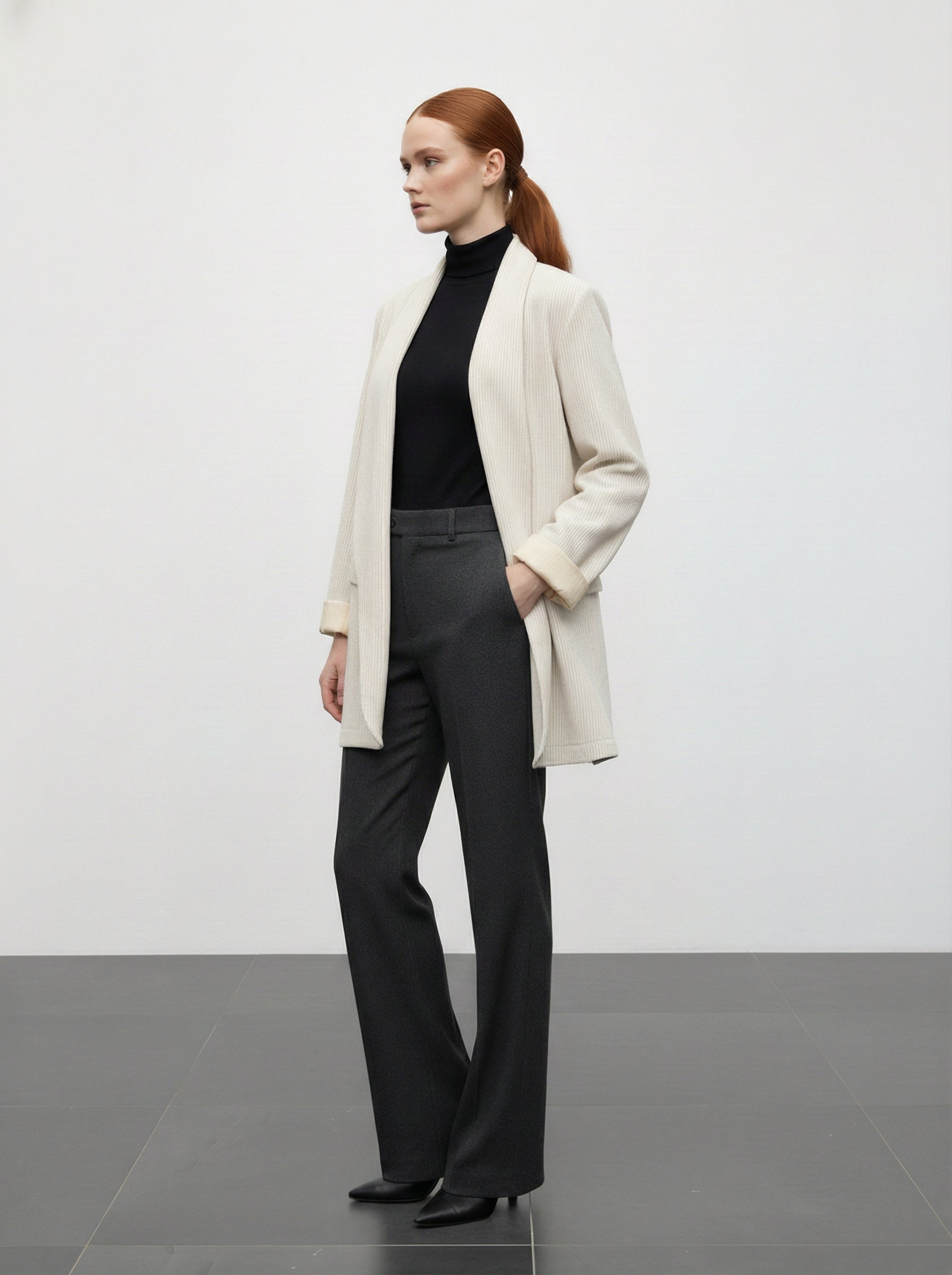 Giacca oversize in velluto