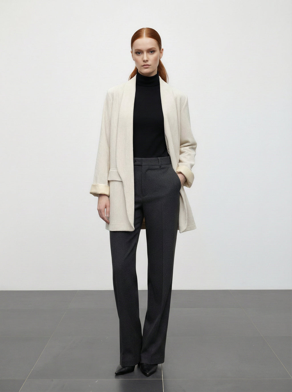 Giacca oversize in velluto