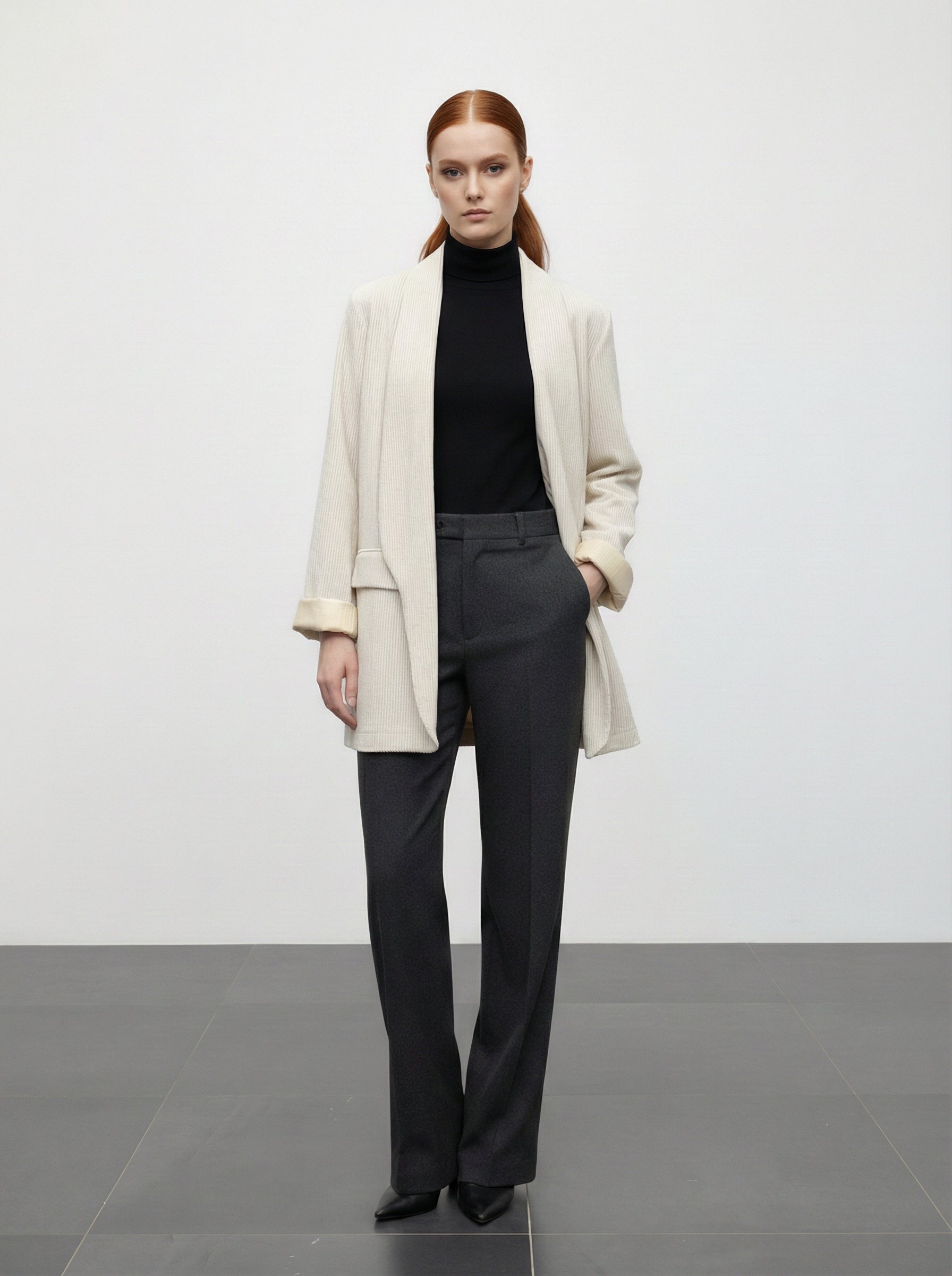 Giacca oversize in velluto