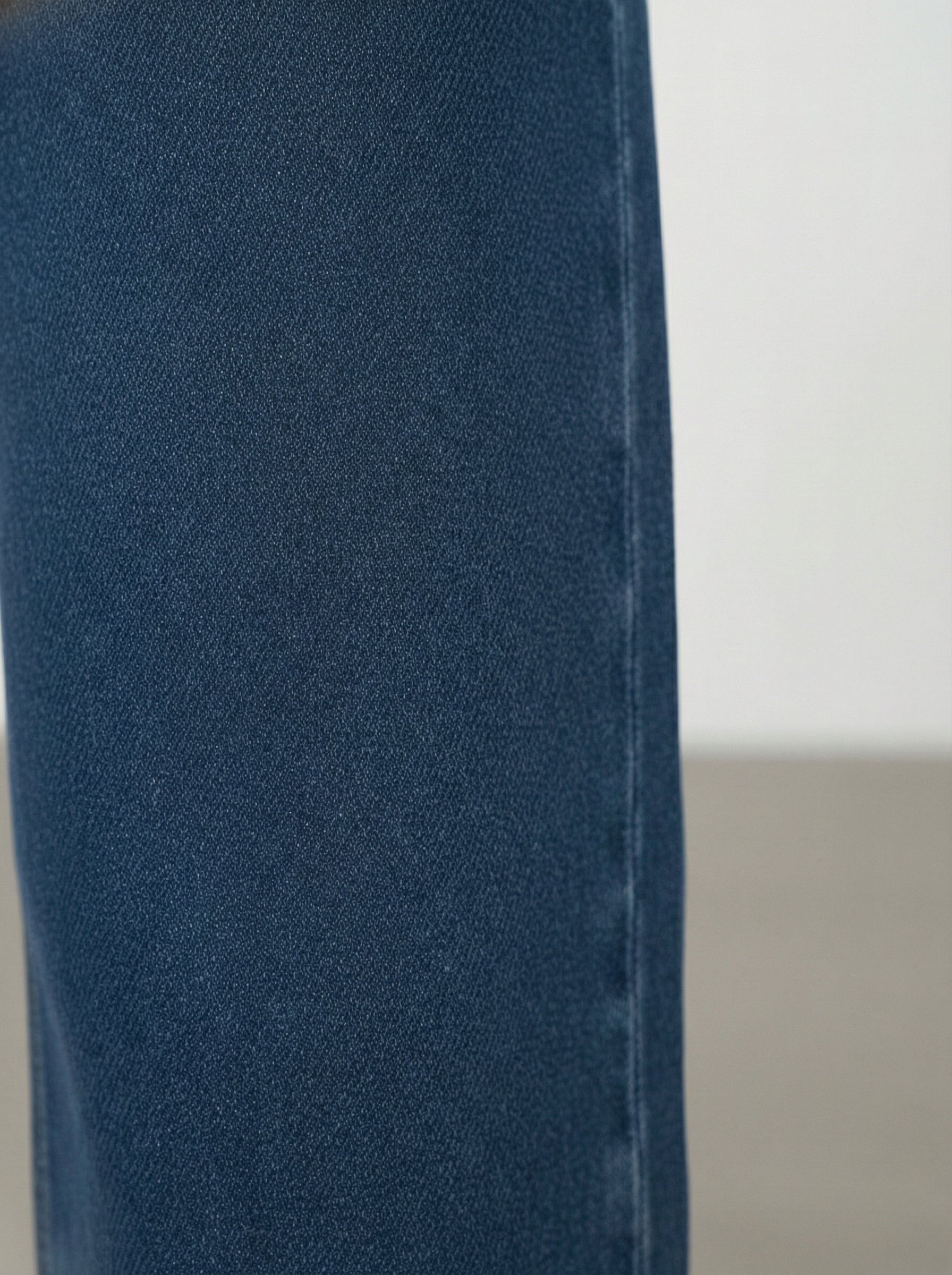 Jeans wide leg con risvolto