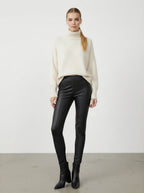 Leggings effetto pelle