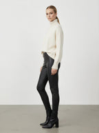 Leggings effetto pelle