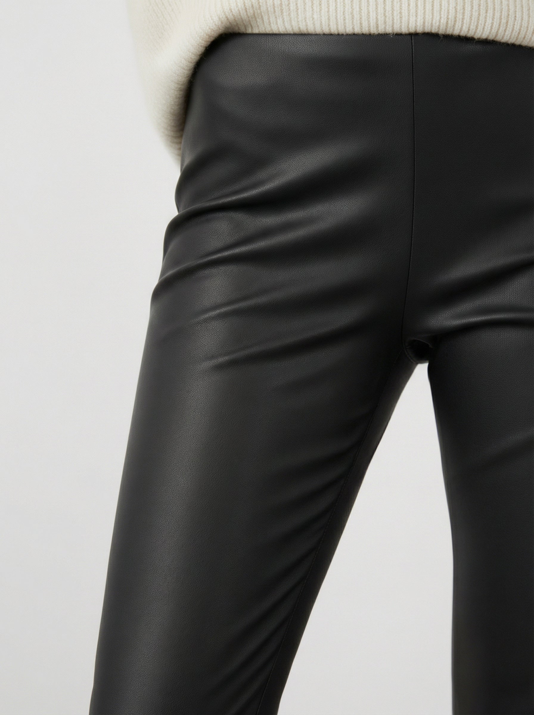 Leggings effetto pelle