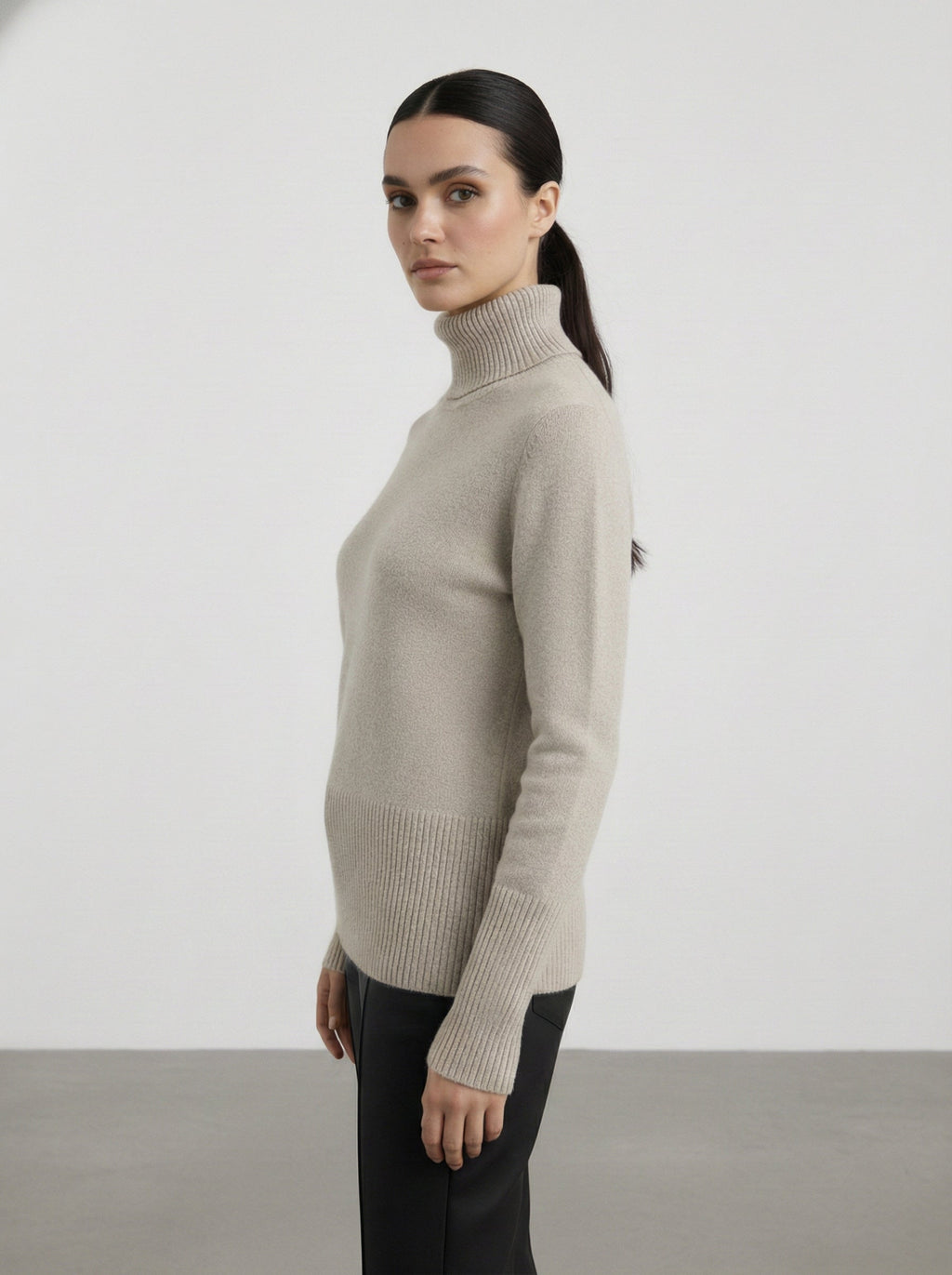 Maglia con collo alto