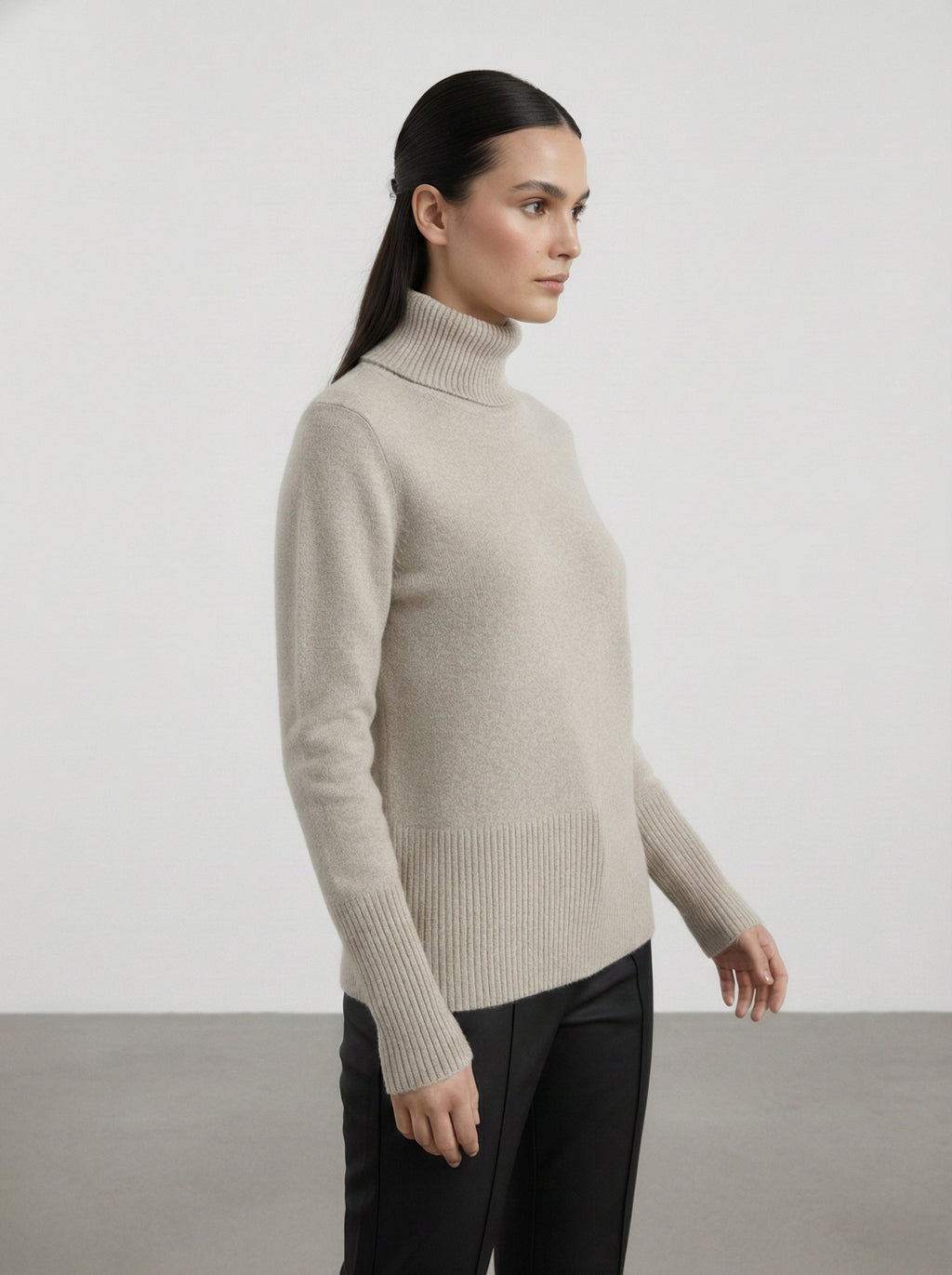 Maglia con collo alto