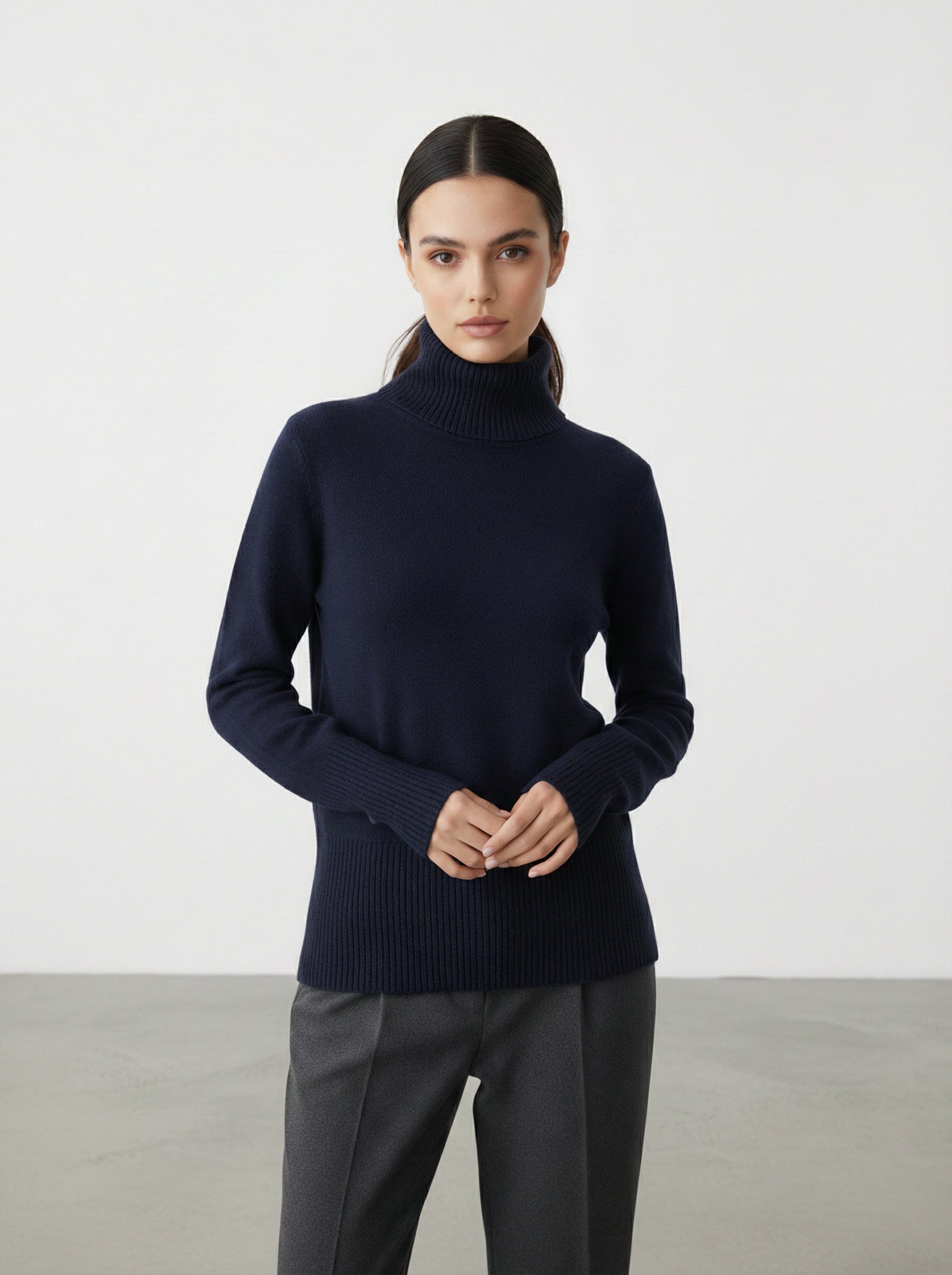 Maglia con collo alto