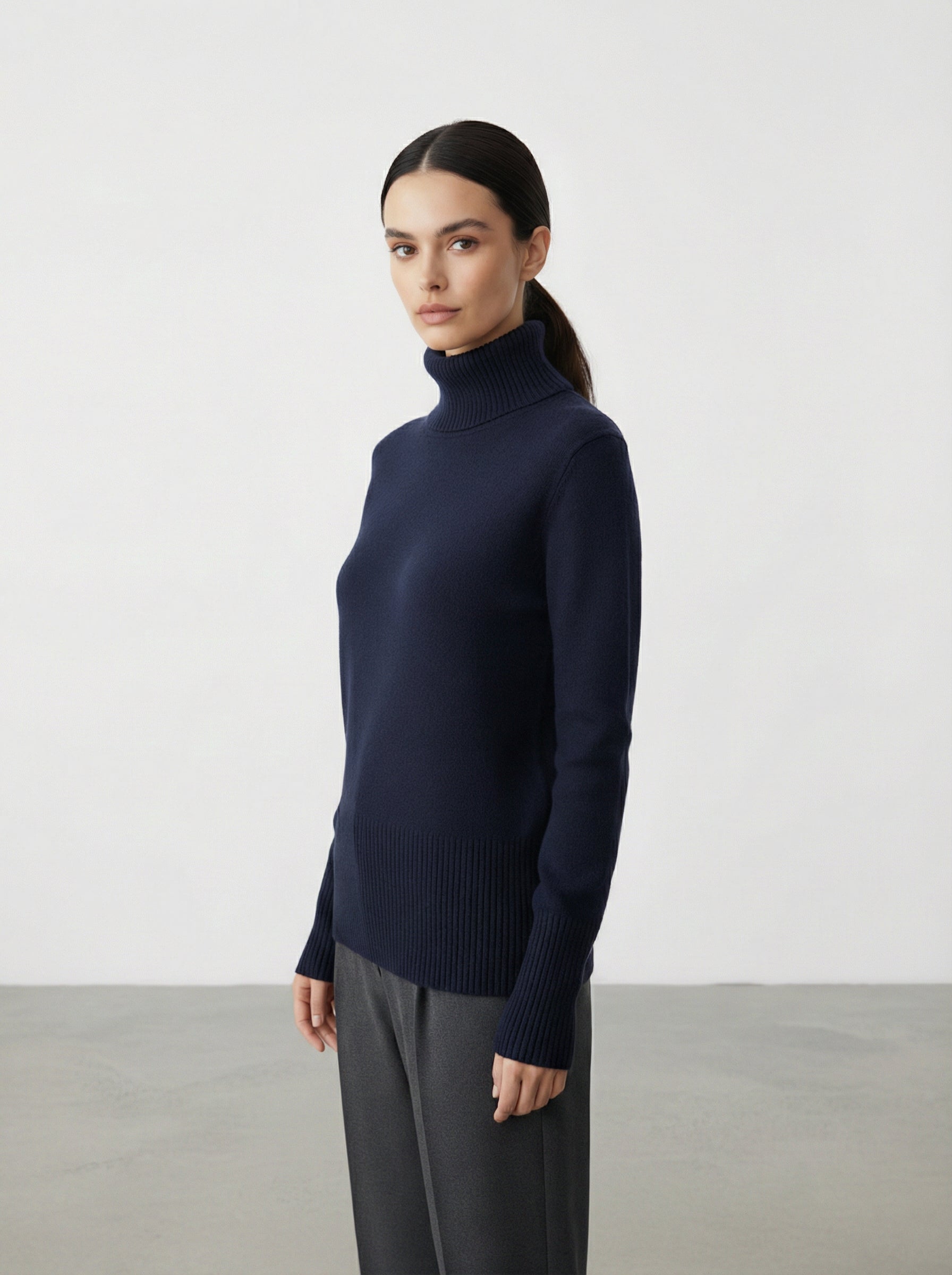 Maglia con collo alto