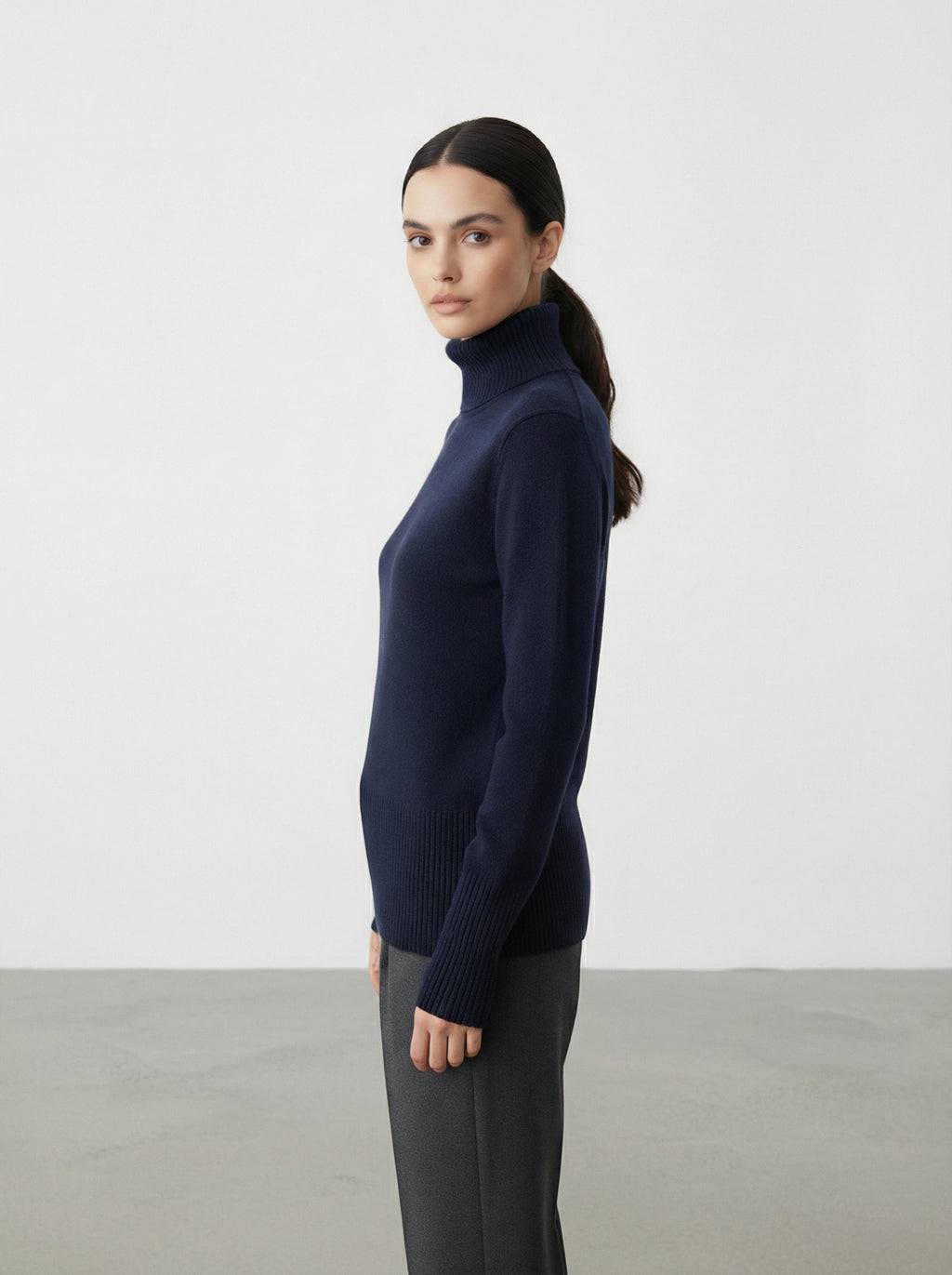 Maglia con collo alto