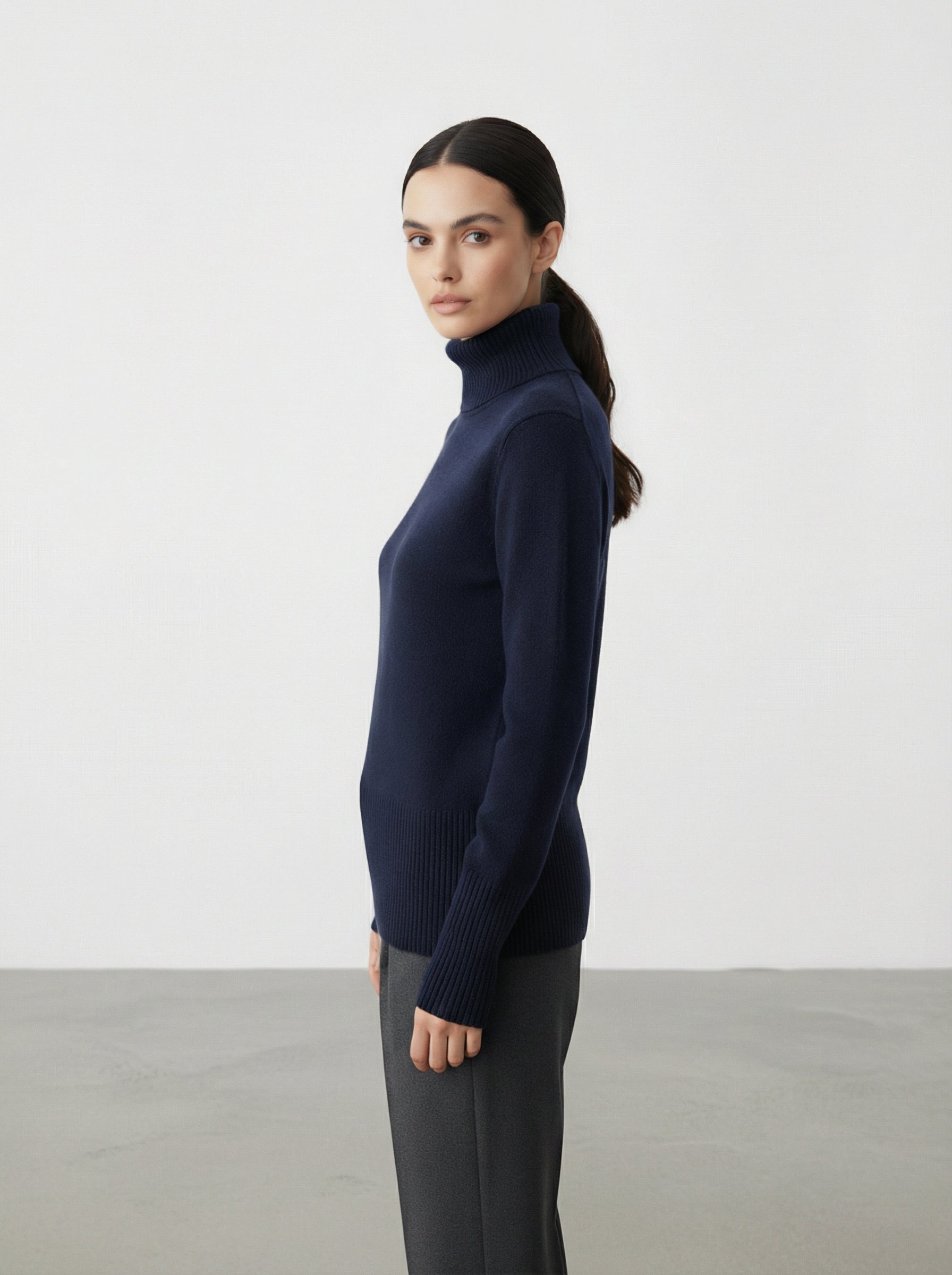 Maglia con collo alto