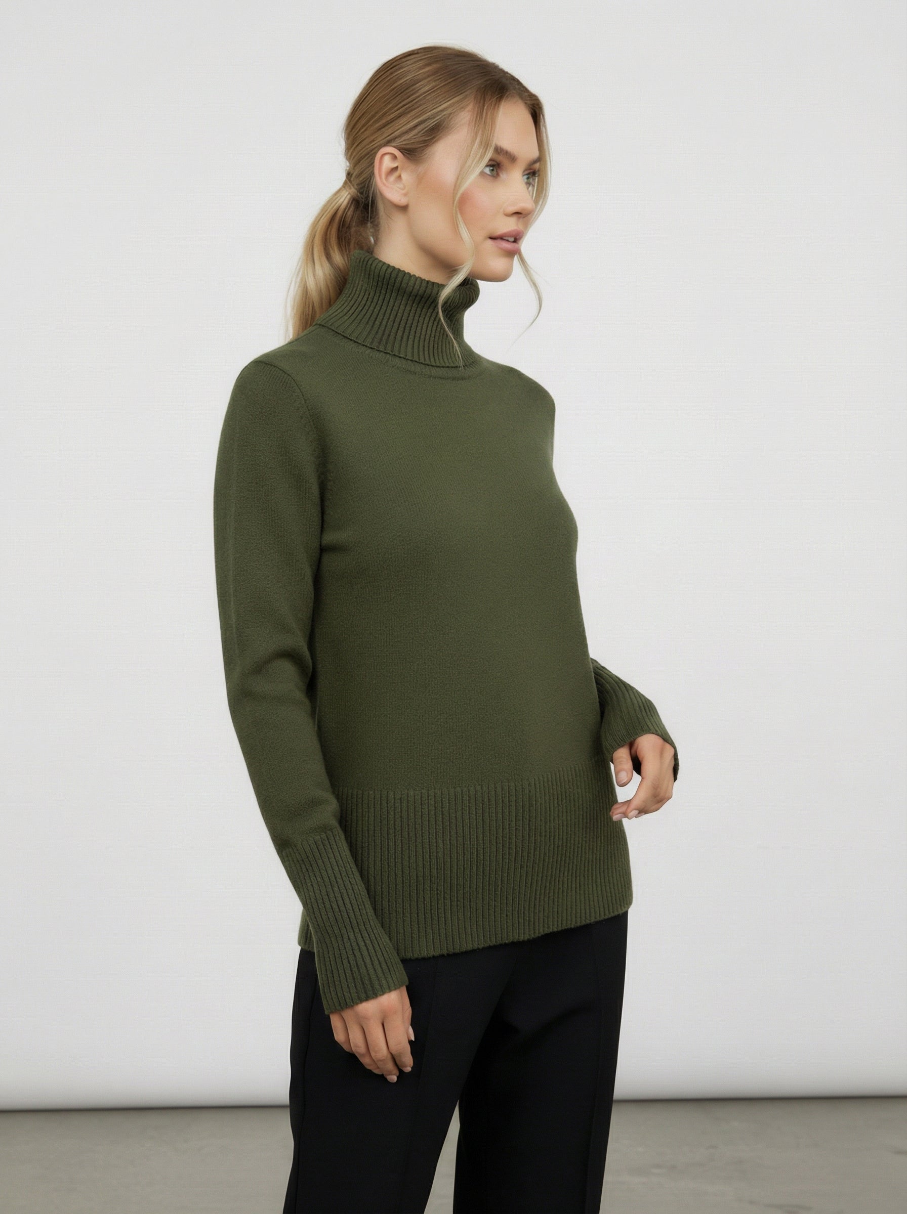 Maglia con collo alto