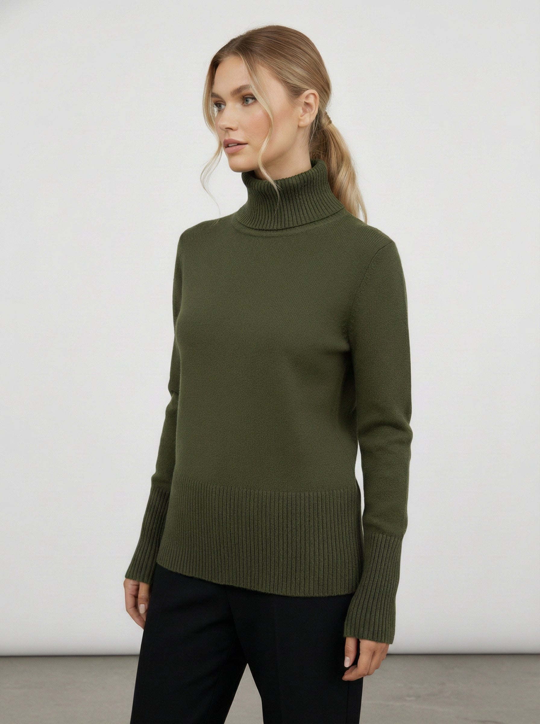 Maglia con collo alto