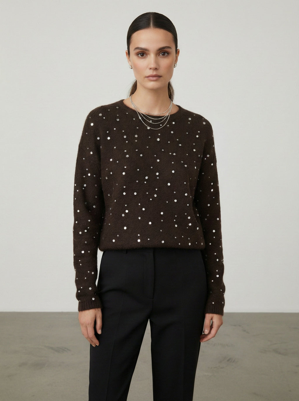 Maglia con brillanti