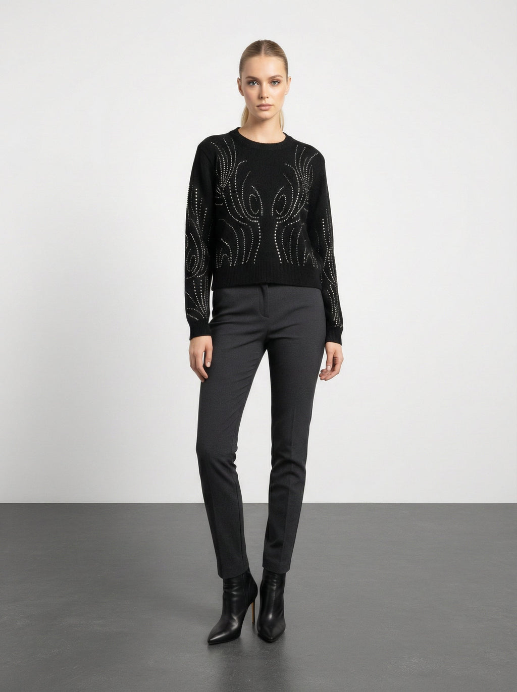 Maglia con brillantini