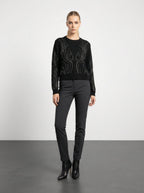 Maglia con brillantini