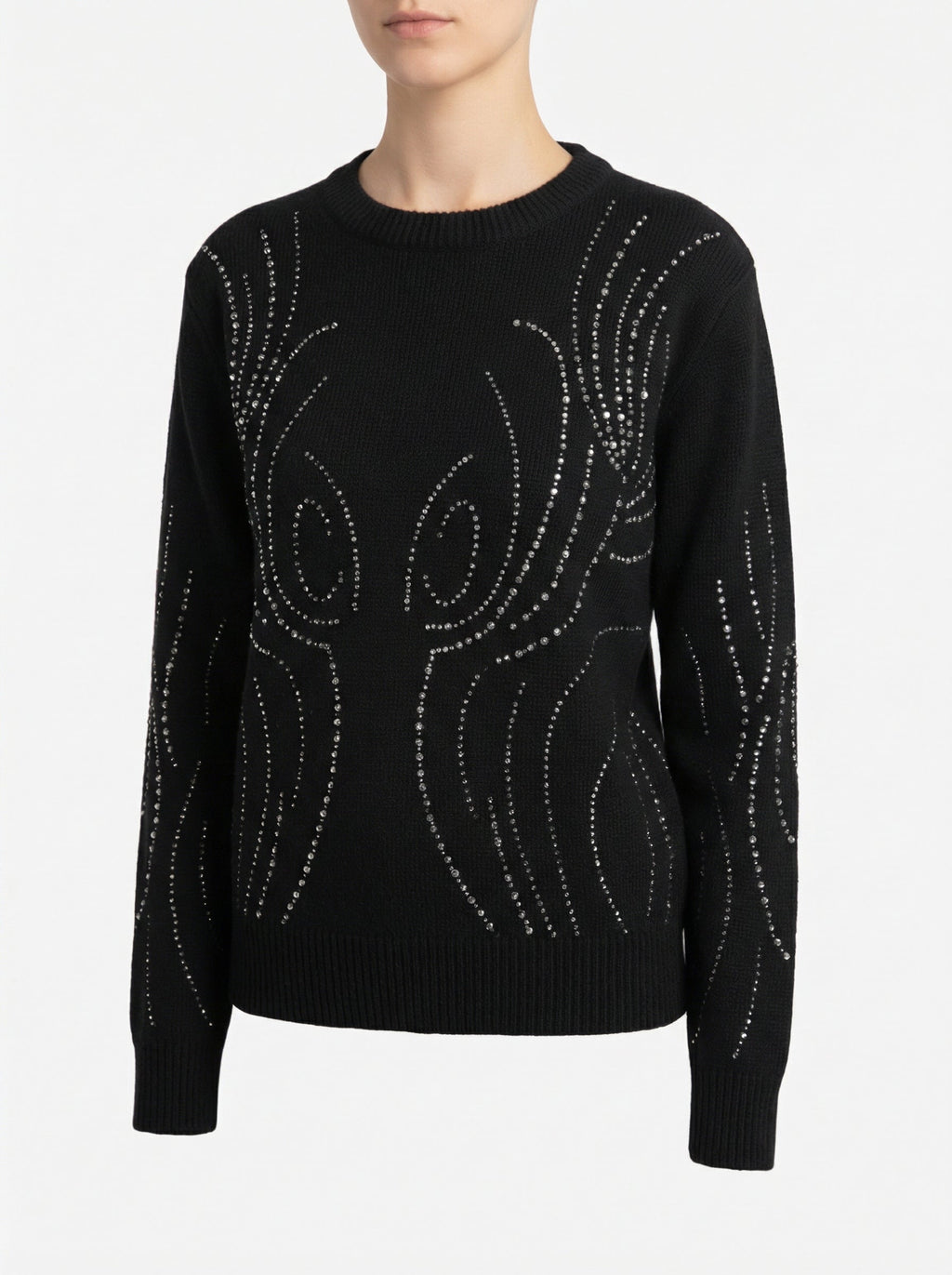 Maglia con brillantini