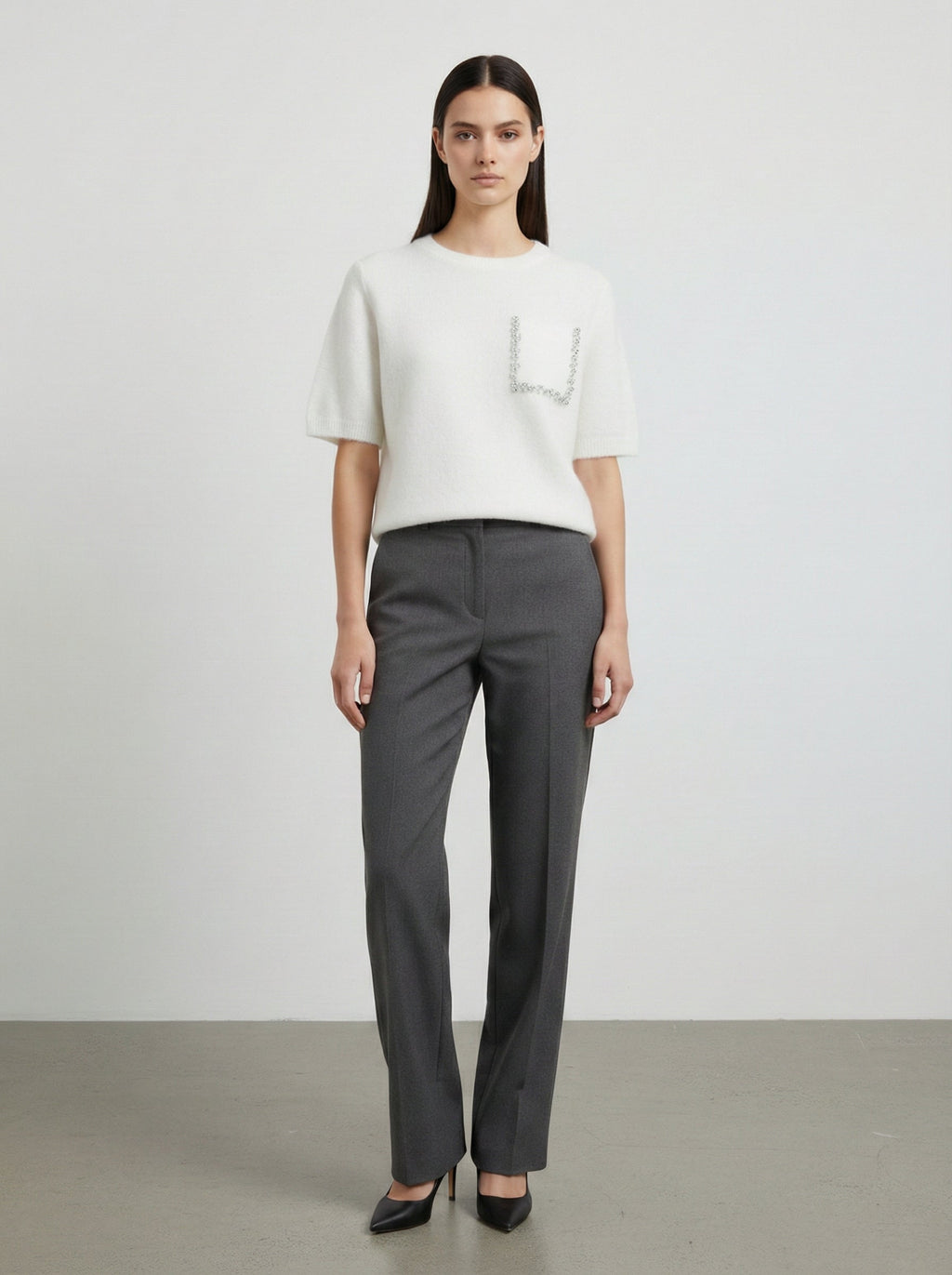 Maglia con dettagli brillanti