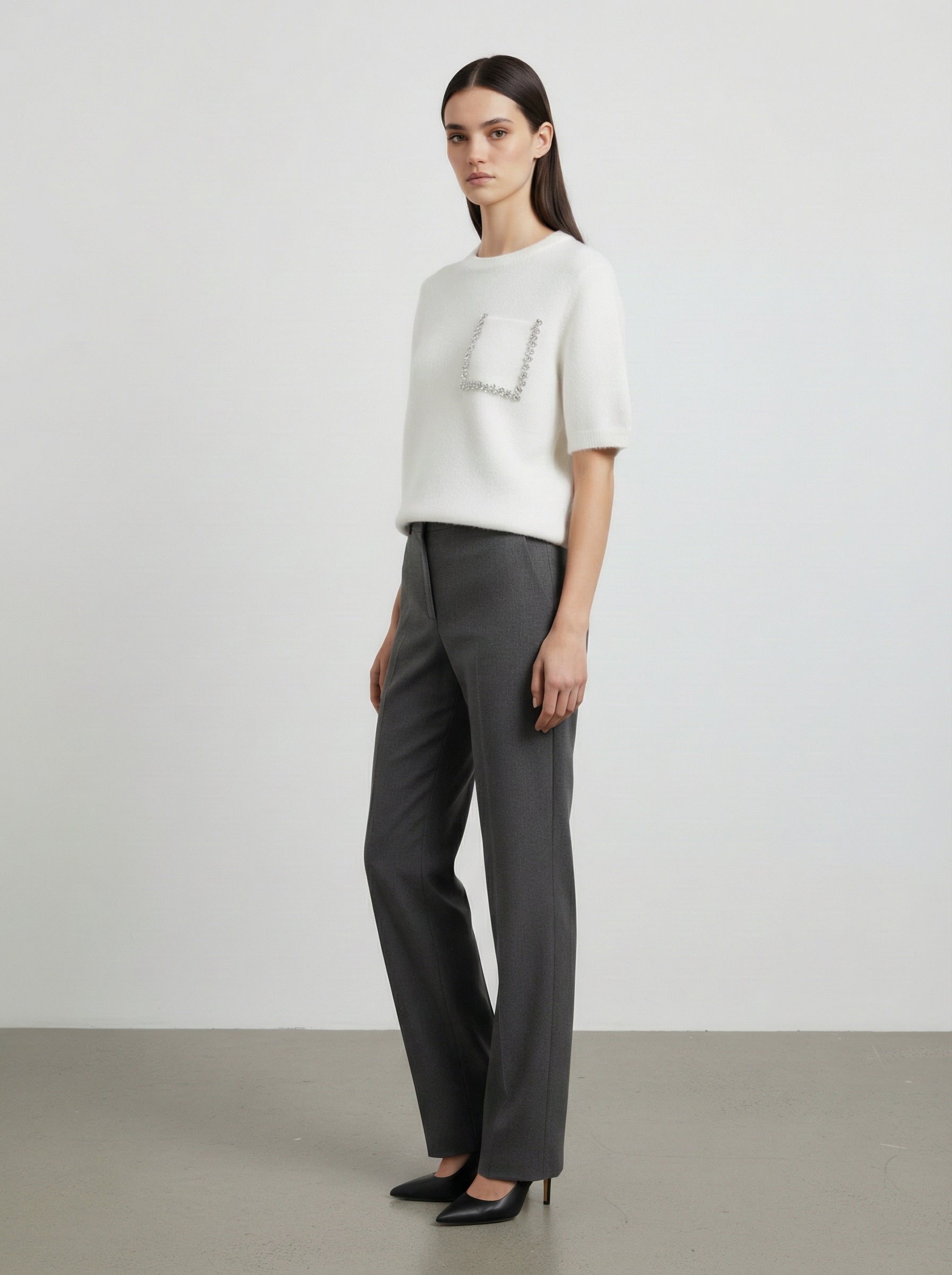 Maglia con dettagli brillanti