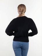 Maglia con Fiocco in Paillettes