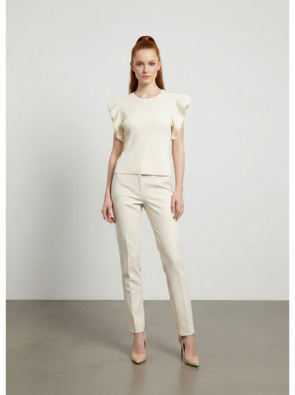 Maglia con Maniche Volant