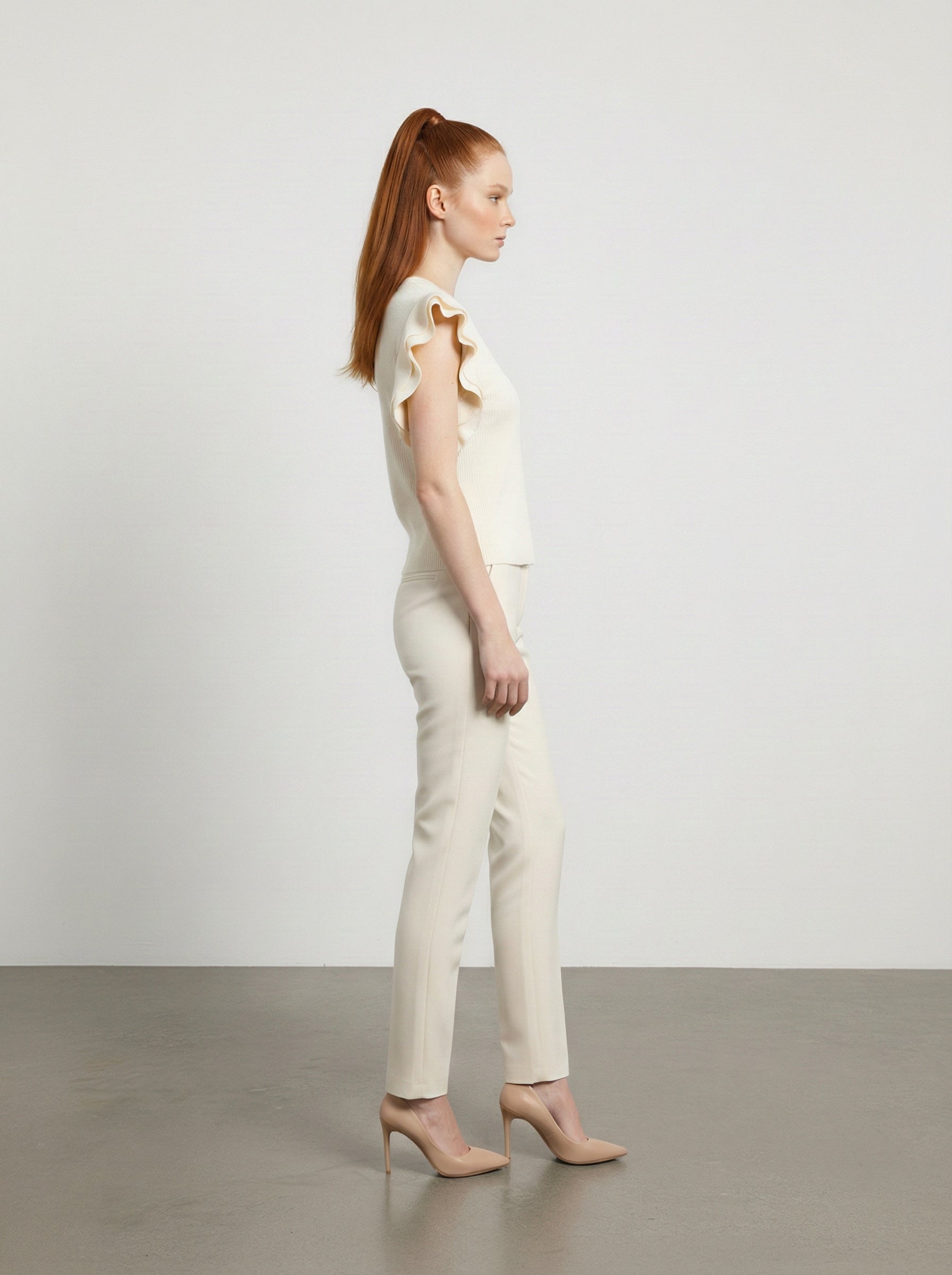 Maglia con Maniche Volant