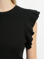 Maglia con Maniche Volant