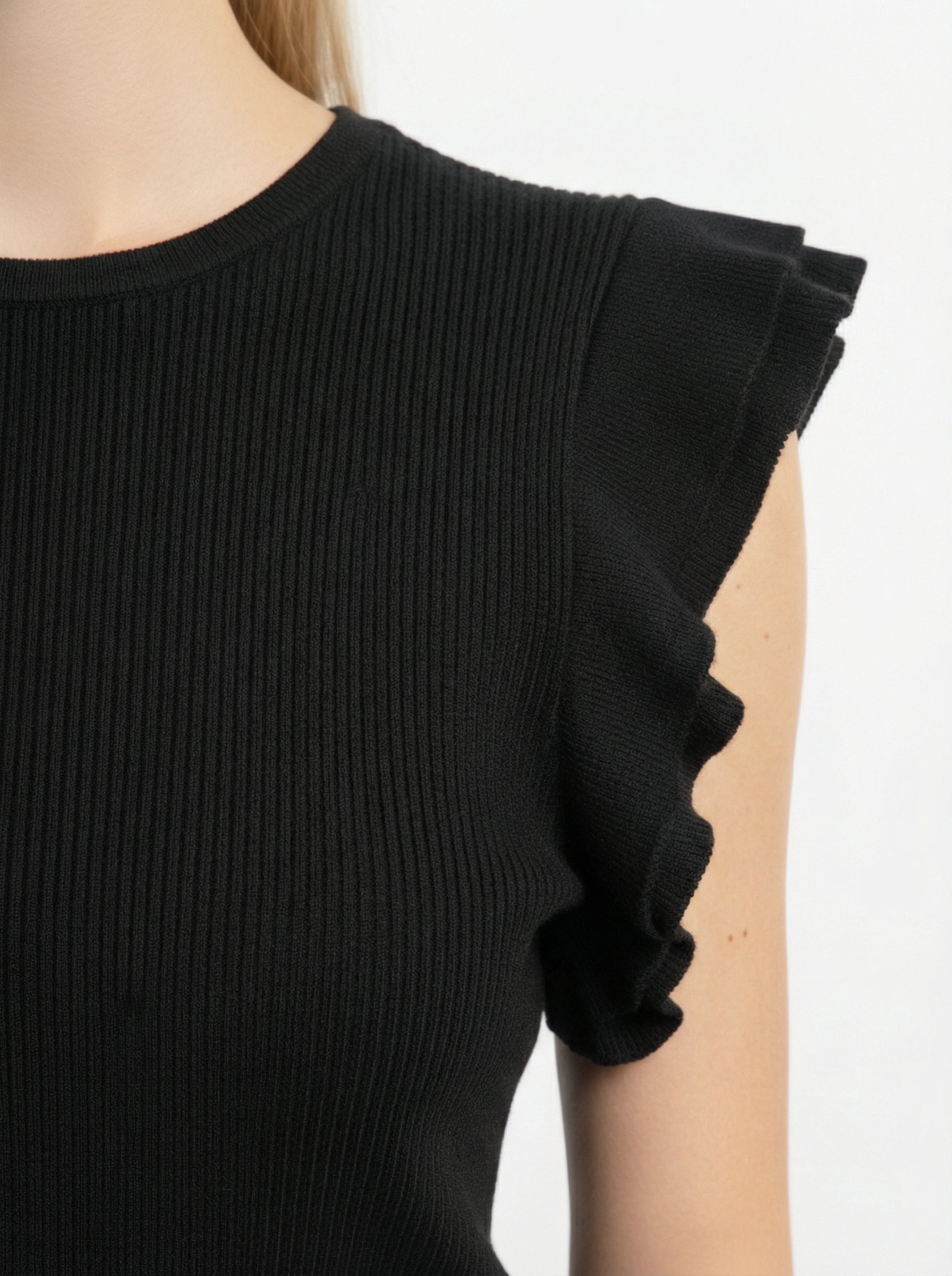 Maglia con Maniche Volant