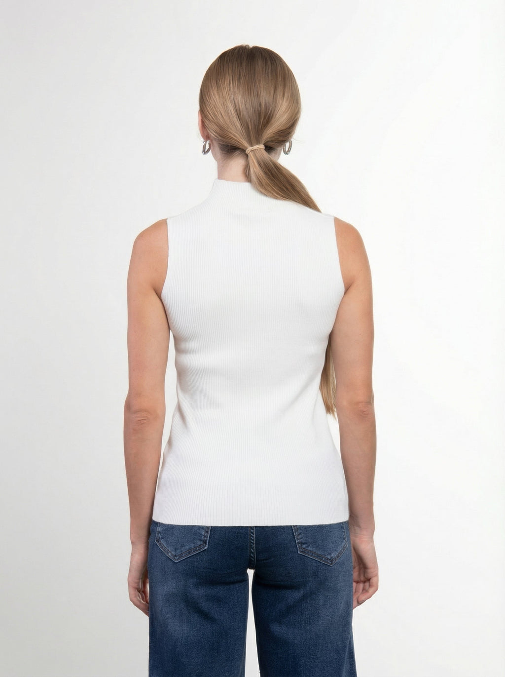 Lupetto Smanicato a Costine