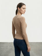 Maglia con bottoni chic