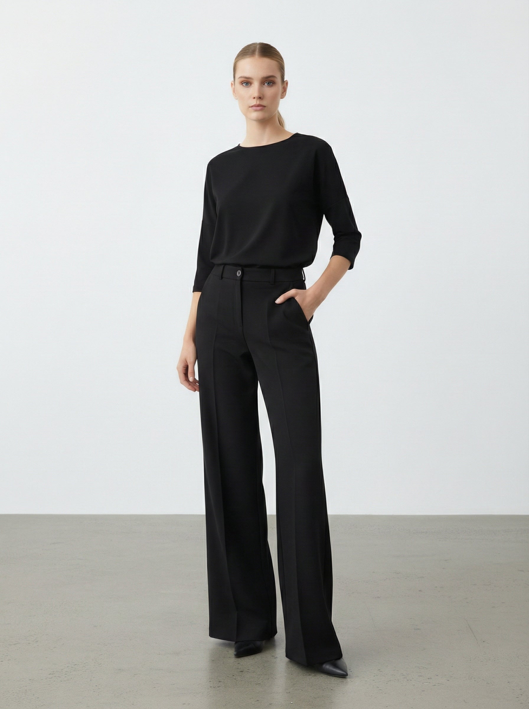 Pantalone elegante a palazzo