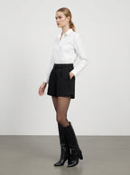 Shorts eleganti con pois